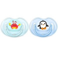 Philips Avent Orthodontic pacifiers 0-6 Months, Penguin