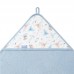 Babyono Бебешка хавлия за баня с качулка 100x100 см