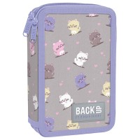Back Up Несесер за принадлежности с два ципа - съдържа пособия, DW 02 Kawaii Cats Back Up Несесер за принадлежности с два ципа - съдържа пособия, DW 02 Kawaii Cats