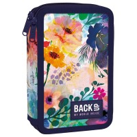 Back Up Несесер за принадлежности с два ципа - съдържа пособия, DW 10 Flowers