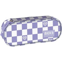 Back Up Pencil case 8 A 29 Violet Checkerboard Back Up Pencil case 8 A 29 Violet Checkerboard