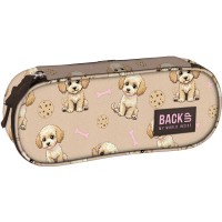 Back Up Овален несесер 8 A 35 Beige Dogs