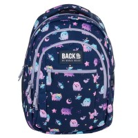 Back Up School Backpack O 25 Violet Kittens