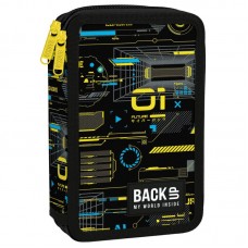 Back Up 2-layer Pencil Case with supplies DW 50 Cyber Attack