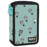 Back Up 3-layer Pencil Case supplies EW 76 Raccoon 
