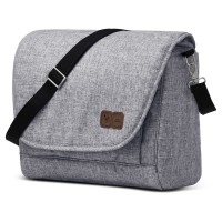 ABC Design Бебешка чанта за количка Easy, Graphite grey