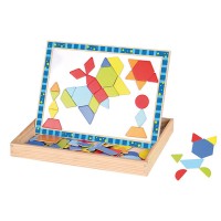  Andreu Toys Двустранна магнитна дъска с цветни форми