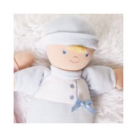 Andreu Toys Мека кукла - бебе Они, синьо 24 см