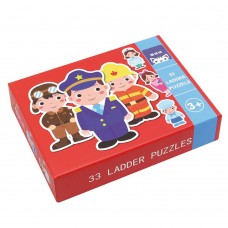  Andreu Toys 33 Pcs. Ladder Puzzles - People