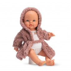 Asi Alex baby doll 36 cm with a pink robe Asi Alex baby doll 36 cm with a pink robe