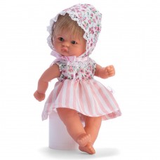 Asi Кукла-бебе Чикита с шапка на цветя и дантели