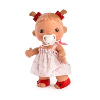 Asi Кукла-бебе Даниела с розова рокля с еднорог