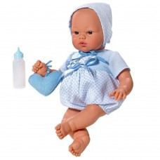 Asi Кукла-бебе Коке със синьо костюмче 