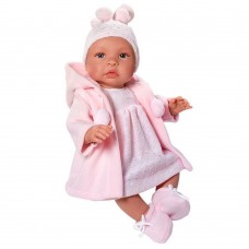 Asi Кукла-бебе Лея с розово палто