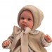 Asi Leo baby doll 46 cm with a beige coat