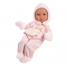 Asi Leo baby doll 46 cm with pink romper