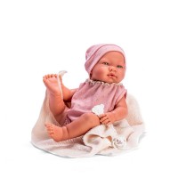 Asi Maria baby doll 43 cm with pink bodysuit and blanket Asi Maria baby doll 43 cm with pink bodysuit and blanket