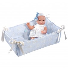 Asi Кукла-бебе Оли в синьо кошче