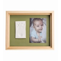 Baby Art Рамка за отпечатък и снимка Pure Frame, цвят Natural с органична глина