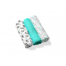 Babyono Комплект бамбукови пелени 3 броя, Мента Babyono Комплект бамбукови пелени 3 броя, Мента