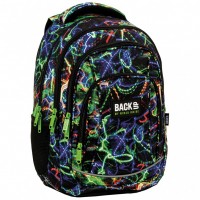 Back Up Ученическа раница с четири отделения A 54 Neon Back Up Ученическа раница с четири отделения A 54 Neon