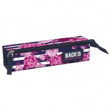 Back Up Pencil case C 34 Pink Flowers