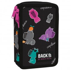 Back Up 2-layer Pencil Case with supplies 6 DW 06 Jelly