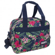 Back Up Travel bag A 12 Red flowers