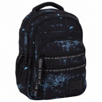 Back Up School Backpack M 54 Night Lasers