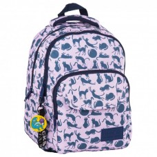 Back Up  School Backpack L 18 Cats