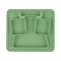 Badabulle Non-slip Plate with 3 compartments