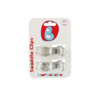 Barbabebe Swaddle Clips 2pcs, Grey Barbabebe Swaddle Clips 2pcs, Grey