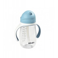 Beaba Неразливаща чаша със сламка 300 мл, синя Beaba Неразливаща чаша със сламка 300 мл, синя