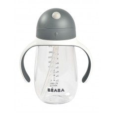 Beaba Straw cup 300 ml, grey