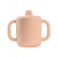 Beaba Силиконова чаша с дръжки, розова Beaba Силиконова чаша с дръжки, розова