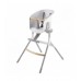 Beaba Up and Down High Chair, white-grey
