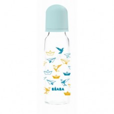Beaba Glass Feeding Bottle Origami 250 ml Beaba Glass Feeding Bottle Origami 250 ml