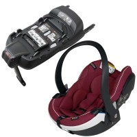 BeSafe Столче за кола iZi Go Modular X1 i-Size, Burgundy Melange и база iZi Modular IsoFix BeSafe Столче за кола iZi Go Modular X1 i-Size, Burgundy Melange и база iZi Modular IsoFix