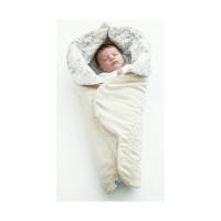 Wallaboo Baby Blanket Leaf Cream