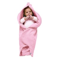 Wallaboo Одеяло за бебе с форма на цвете Розово