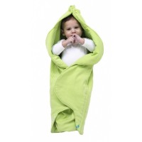 Wallaboo Одеяло за бебе с форма на цвете Зелено