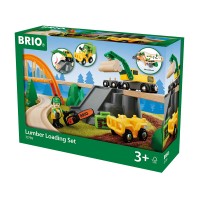 Brio Играчка влакче с релси товарна гара