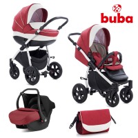 Buba Baby stroller 3 in 1 Forester Red
