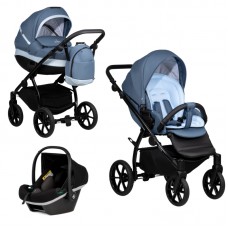 Buba Baby stroller 3 in 1 Zaza, Blue Jeans