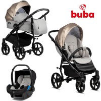 Buba Baby stroller 3 in 1 Karina, Warm Grey