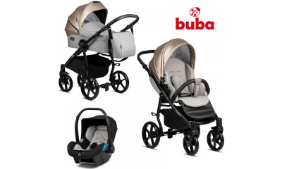 Buba Baby stroller 3 in 1 Karina, Warm Grey