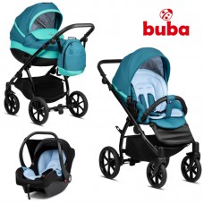 Buba Baby stroller 3 in 1 Zaza, Sea Blue