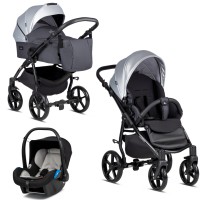 Buba Baby stroller 3 in 1 Karina, Caviar Buba Baby stroller 3 in 1 Karina, Caviar