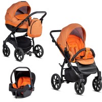 Buba Baby stroller 3 in 1 Zaza, Orange Buba Baby stroller 3 in 1 Zaza, Orange