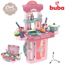 Buba Kids Kitchen Set Suitcase, Pink